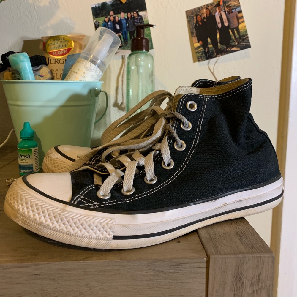 Black High Top Converse
